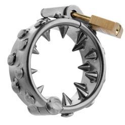 Impaler Locking CBT Ring With Spikes