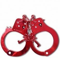 Fetish fantasy series anodized cuffs - red