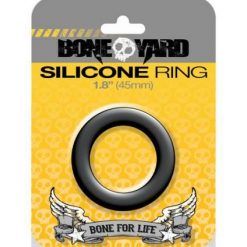 Boneyard Silicone Ring 1.8 inches Black