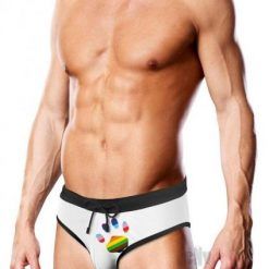 Prowler Swim Wht Oversize Paw Brief Xl