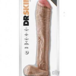 Dr Skin Mr Ed 13 Dildo Balls Beige