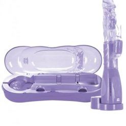 Perfection 7X Rabbit Vibe Rechargable 9.5 Inch Purple