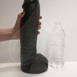 Vac U Lock Code Black Realistic Hung Dildo 12 inches