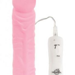 Softee 7 Function Dong 8 Inch Cotton Candy