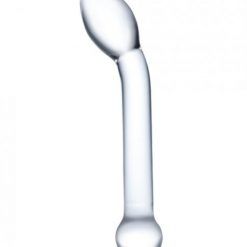 Glas 8 inches Slimline G-Spot Glass Dildo Clear