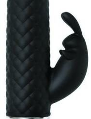 Black Diamond Silicone Rabbit Vibrator