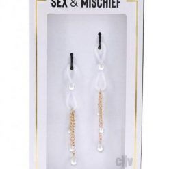 Sandm Pearl Nipple Ties Wht/gld