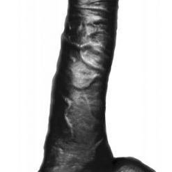 Big Black Cock Twisted Curvy 11 inches Dildo