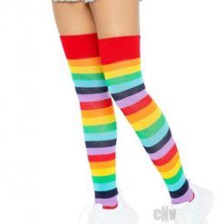 Lycra Rainbow Thigh High
