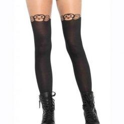 Spandex Monkey Business Hose Tail Os Blk