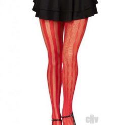 Harlequin Net Tights Os Red