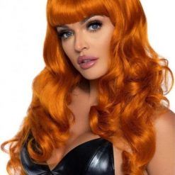 Misfit Long Wavy Bang Wig O/s Ginger