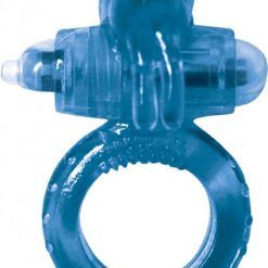Clit Buddy 2 Rockin Rabbit Cock Ring Blue