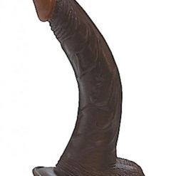 Afro American Whoppers 8in Curved Dong With Balls