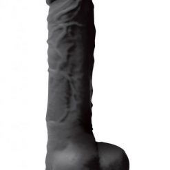 Colours Pleasures 8 inches Silicone Dildo - Black