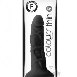 Colours Pleasures Thin 5 Dildo Blk