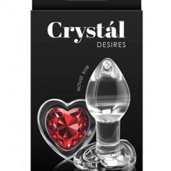 Crystal Desires Red Heart Small