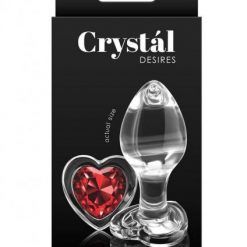 Crystal Desires Red Heart Medium