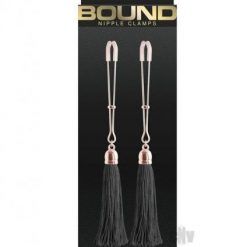 Bound Nipple Clamps T1 Rose Gld/blk