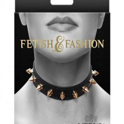 Fetish Fashion Medusa Collar Blk/gld