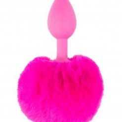 Neon Bunny Tail Plug Pink