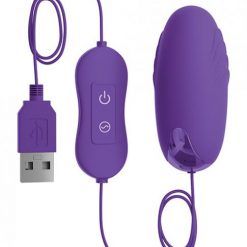 OMG! BULLETS #HAPPY USB Powered Bullet Vibrator Purple