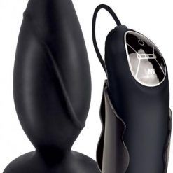 Anal Fantasy Elite Vibrating Silicone Plug Black