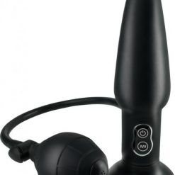 Vibrating Ass Blaster Expander Black Plug