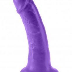 Dillio Purple 6 inches Slim Dildo