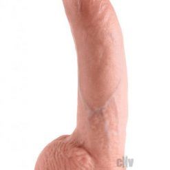 King Cock 9 Inches Cock Balls Beige