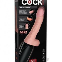 King Cock Plus 6.5"Triple Threat Dong