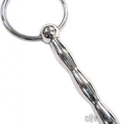 Rouge Ribbed Urethal Probe Clamshell