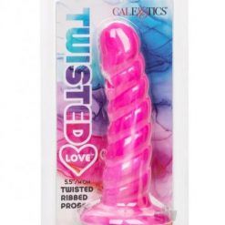 Twisted Love Twisted Ribbed Probe Pink