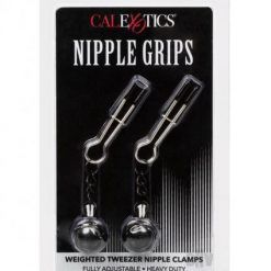 Nipple Grip Weight Tweezer Clamp Silver