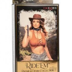 Ride Em Premium Denim Coll Collar Leash