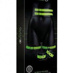 Ouch Thigh Cuffs Belt Handcuff S/m Gitd