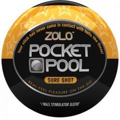Zolo Pocket Pool Sure Shot Orange Sleeve