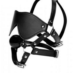 Strict Blindfold Harness Plus Ball Gag