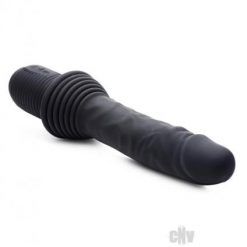 Ms Vibrating Thrusting Dildo Black