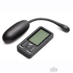 Bg 25x Silicone Plush Egg W/remote Black