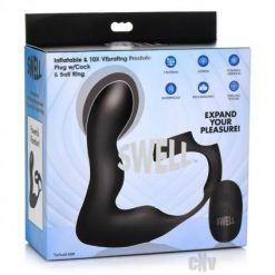 Swell Inflate Vibe Plug W/cock Ball Ring