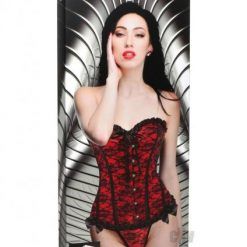 Ms Scarlet Seduction Corset Thong Lg