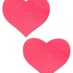 Heart Neon Pink Pasties O/S
