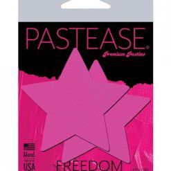 Pastease Basic Star Black Light Reactive - Neon Pink O/s