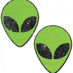 Green Glitter Alien Pasties O/S