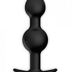 Pretty Love 4.92 inches Silicone Anal Plug with Ball Black