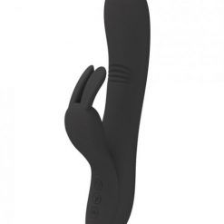 Pretty Love Dylan Bunny Ears Come Hither Rabbit Vibrator Black
