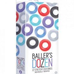 The 9's Baller's Dozen Original 12pc Cockring Set - Asst. Colors
