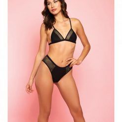 Amnesia Haze Bra & Panty Black Xl