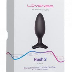 Lovense Hush 2 1.75"Butt Plug - Black